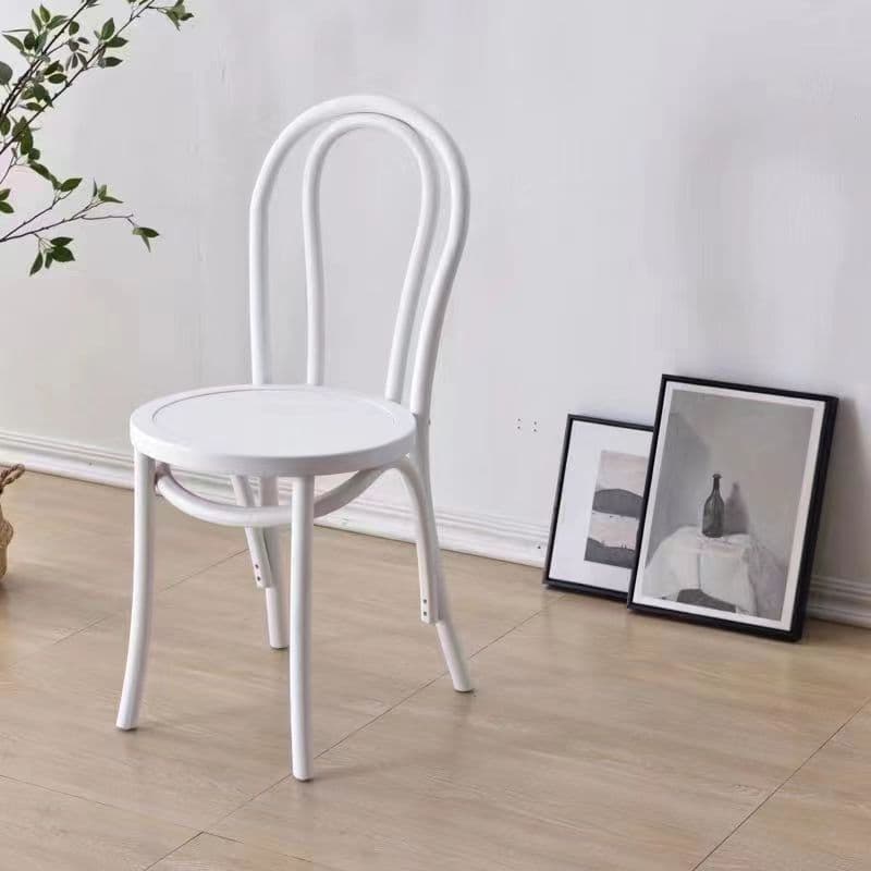 Reliable Outlined Intertwined Armless Chair for Restaurant Use - image 11