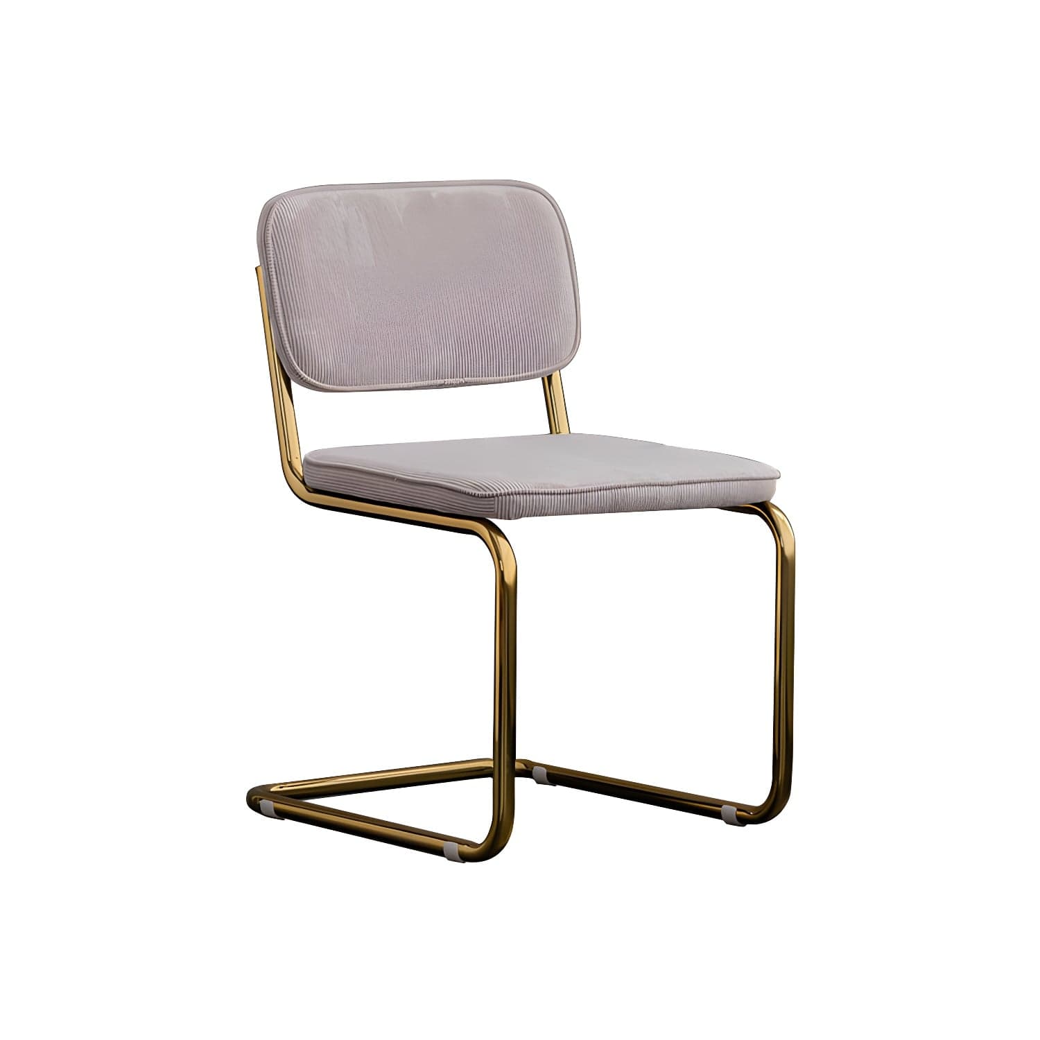Contemporary Style Dining Chairs Armless Open Back Chairs with Metal Legs - image 4