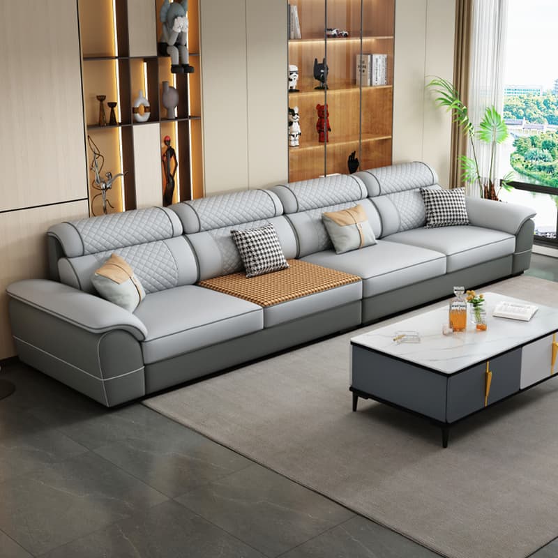 4 Pc L-Shape/Straight Left Hand Facing/Horizontal Sofa Recliner/Sofa Couch for 5 Person - image 12