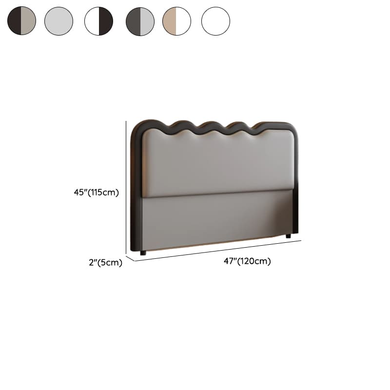 Modern Simple Style Panel Headboard in Natural Wood for California King/King/Queen Bed with No Distressing, Sponge Upholstery Fill, Free-standing Standard Installation, and Standard Height - image 13