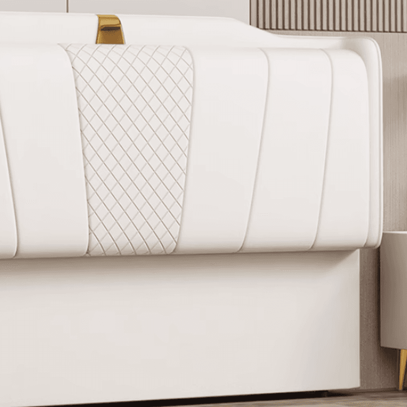 Modish Style Panel Headboard in Pine Wood with No Distressing, Rectangle Shape for Queen/Full/Twin XL Bed, Featuring Sponge Upholstery and Standard Height - image 12