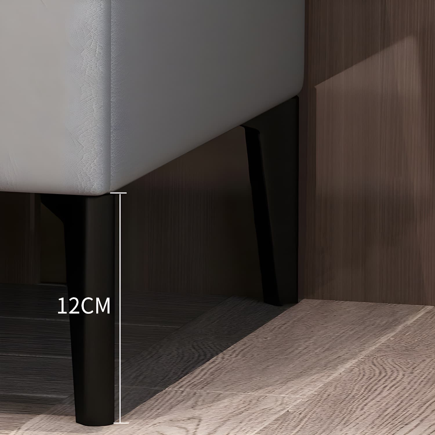 Modern Night Table Solid Wood Accent Table Nightstand with 2 Drawers - image 11
