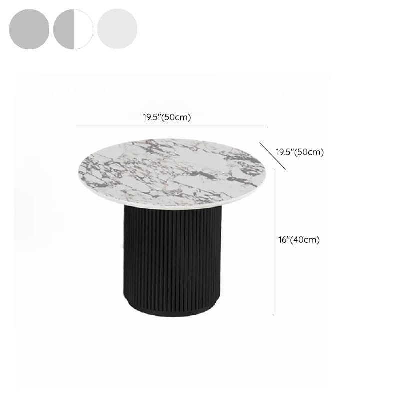 Circular-shaped Ivory Board Game Coffee Table for Home - image 16