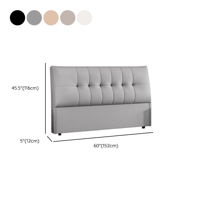 Modish No Distressing Button-tufted Panel Headboard in Rectangle Shape for King/Queen/Full Bed with Sponge Upholstery Fill and Standard Height - image 13