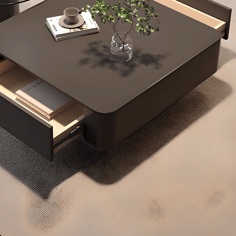 Nested Square Side Table with 2 Drawers - image 16