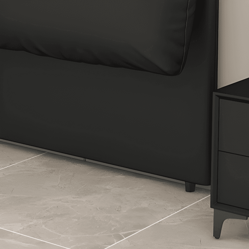 Simple Free-standing Standard King(76"W x 80"L)/Queen(60"W x 80"L)/Full(54"W x 75"L) Panel No Distressing With Legs in Wood/ Upholstery and Sponge - image 8
