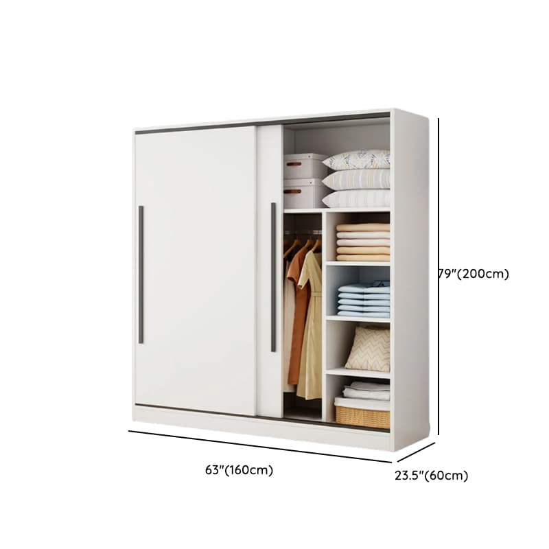 Chalk Modish Wood Dressing Station Soft Close Drawer Soft Close Door Interior Shelves - image 10