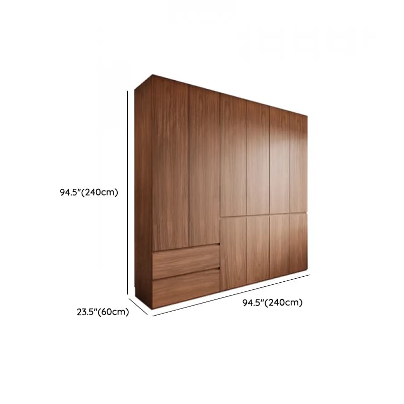 Acorn Minimalist Laminate Independent Wardrobe Closet with Soft Close Drawer, Soft Close Door, and Interior Shelves - image 22