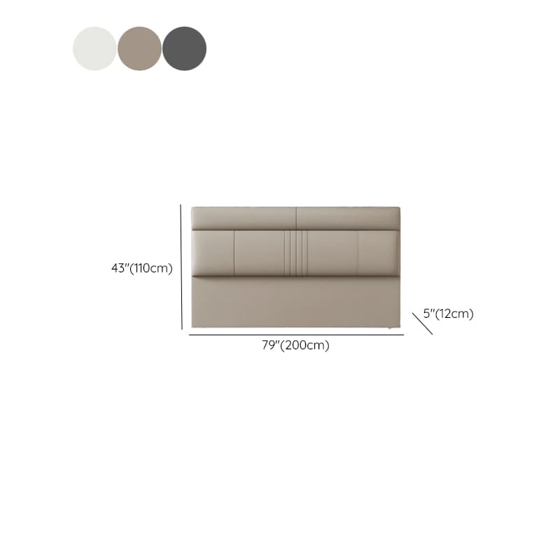 Simplistic Style Panel Headboard in Pine Wood with No Distressing, Rectangular Shape for Twin XL/Queen/Full Bed, Featuring Sponge Upholstery and Standard Height - image 14