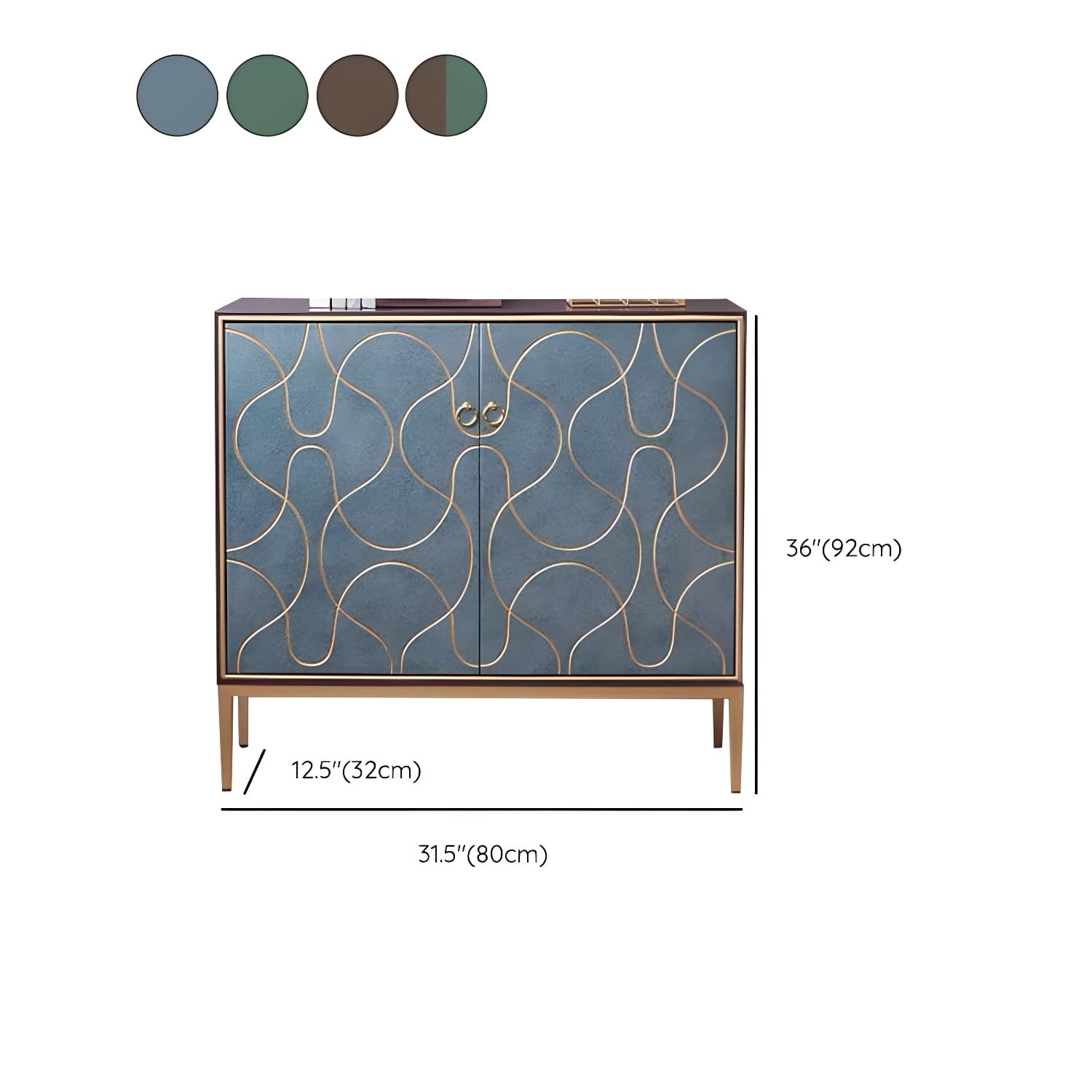 Modern Storage Chest Manufactured Wood Dresser , 12.48/15.6 Inch Width - image 21