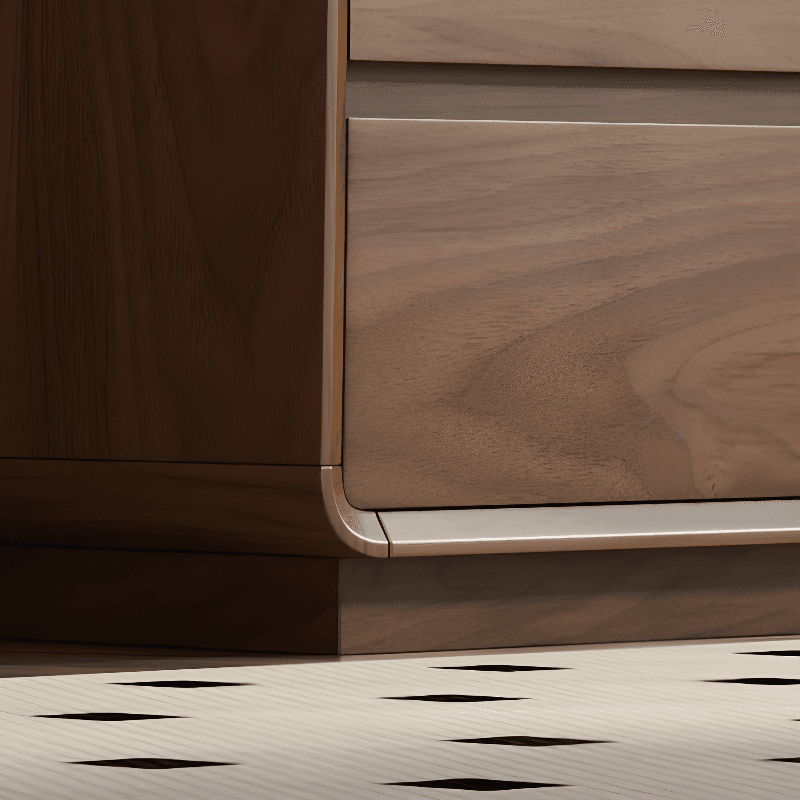 Cocoa Simplistic Natural Wood Double Dresser/Lingerie Chest with 6/9/5 Drawers in Horizontal/Vertical Orientation - image 8