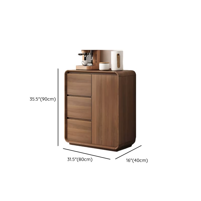 Ground Detached Cocoa Worktop Sideboard with Kitchen Gadget Storage for Culinary Space - image 8