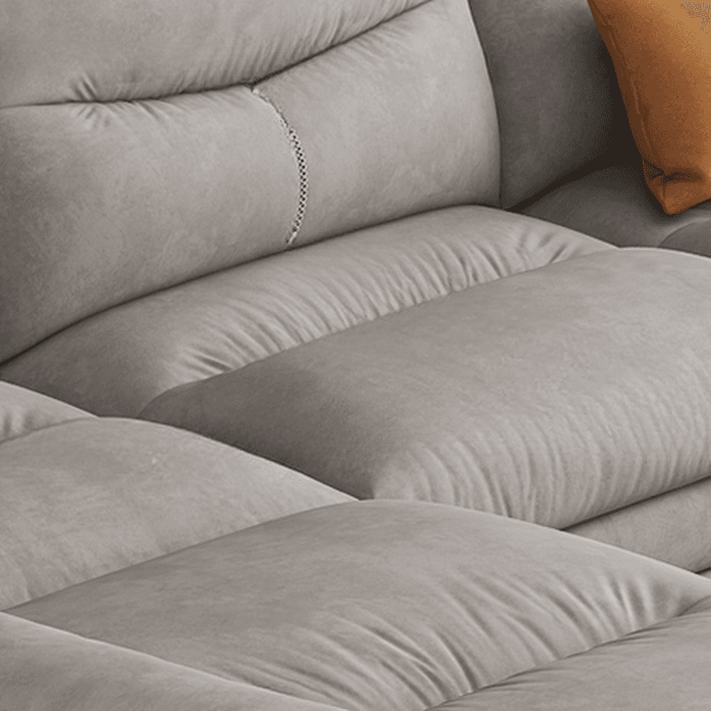L-Shape/Straight Reversible/Horizontal Sofa Chaise/Sofa with Natural Wood Frame for Seats 5 - image 9