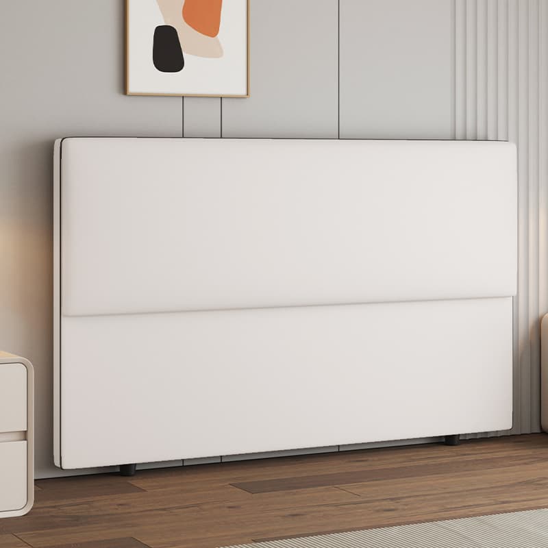Modern Simple Style Panel Headboard in Wood with No Distressing, Rectangle Shape for King/Queen/Full Bed, Featuring Sponge Upholstery and Standard Height - image 7