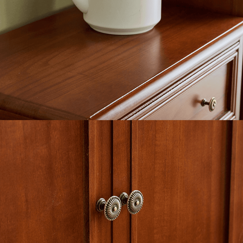 Watertight Stain Resistant Beige/Sepia Rectangle Utility Storage Cabinet with Drawer and Pull Knobs, Locker Included/Not Included - image 9
