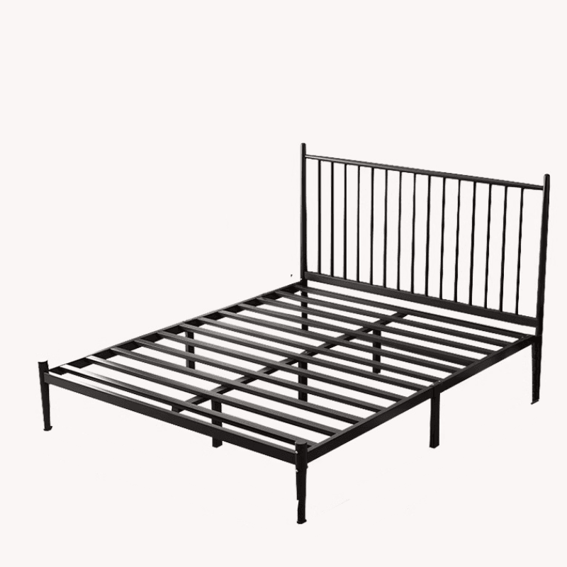 Solid Color Iron Slat Bed for Living Room - image 7