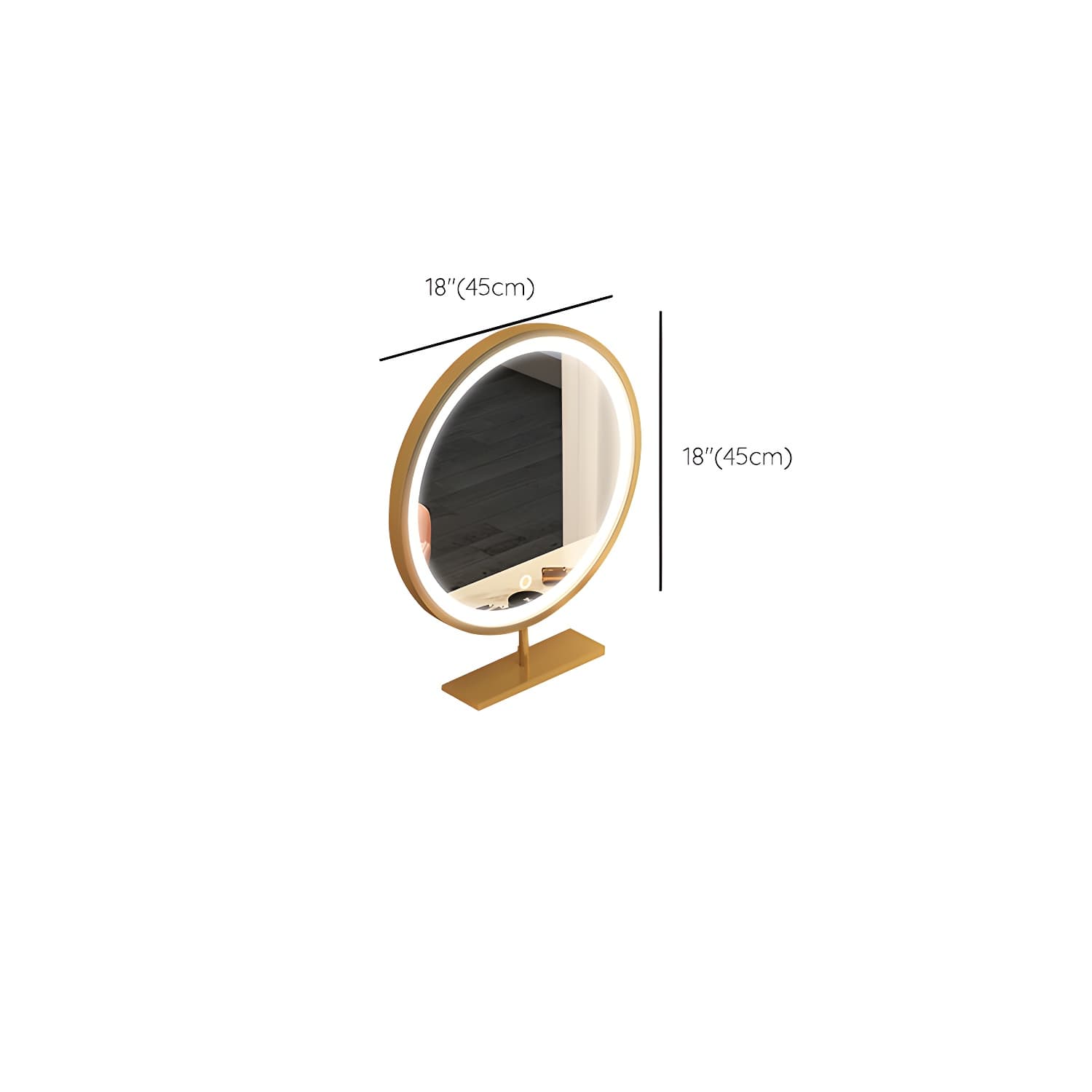 Scandinavian Wooden Vanity Desk in White Modern with Drawers Dressing Table - image 18
