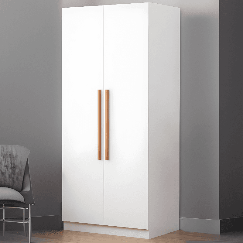 Modern Timber Detached Wardrobe with Soft Close Drawer, Soft Close Door, Interior Shelves & Clothing Rod - image 3