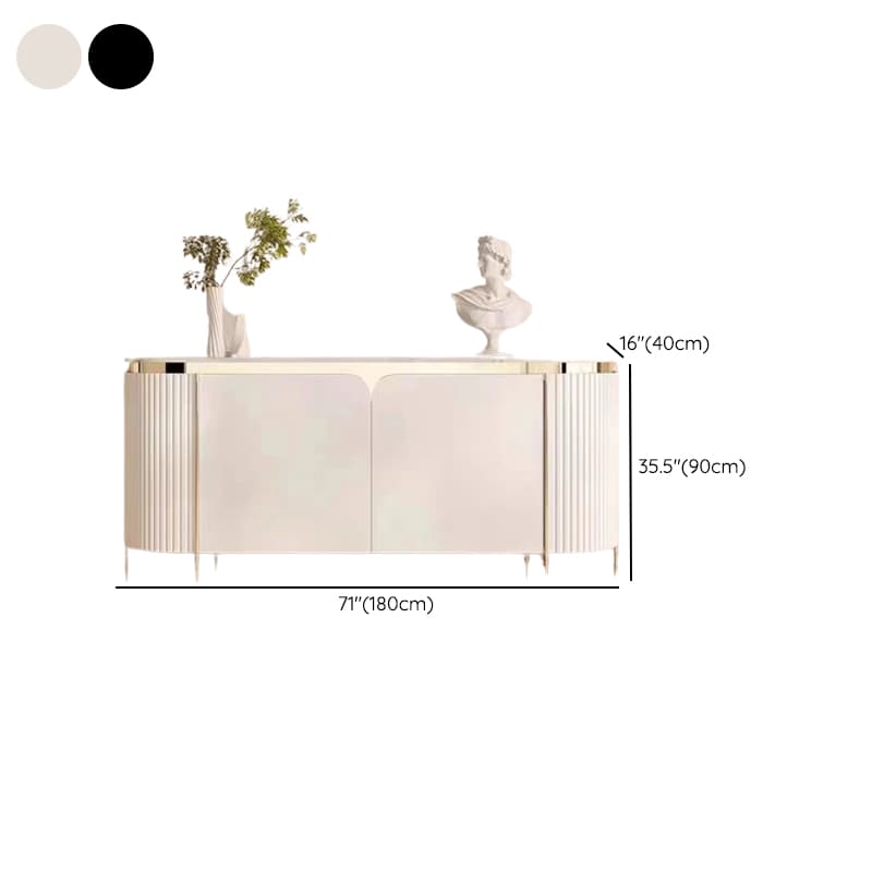 Glamorous Ground Sideboard with Standard/Narrow Size, 1 Shelf, Cabinets, Sintered Stone Countertop, and 2 Doors - image 20