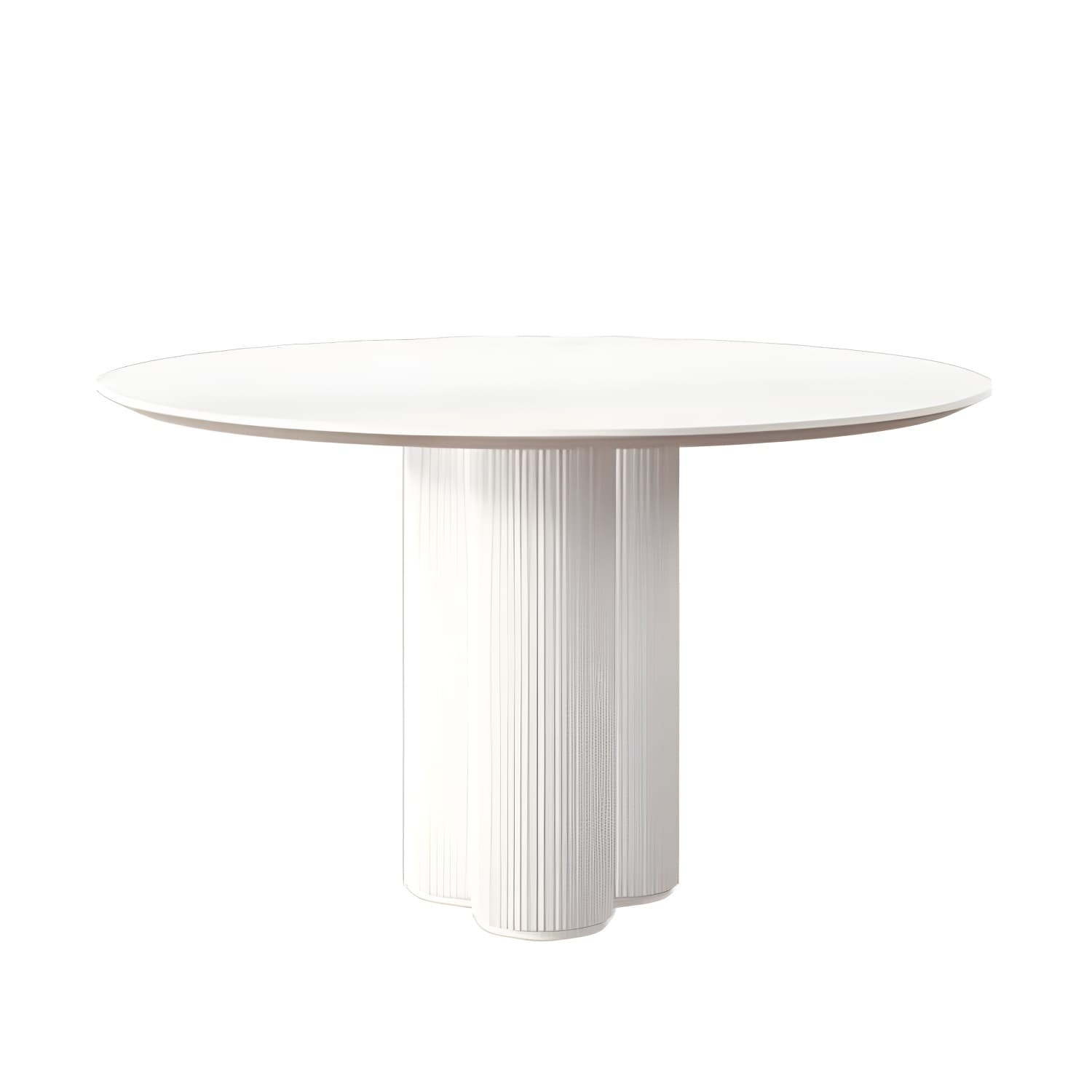 Modern Casual Dining Table Round Top Dinner Table Kitchen Home - image 8