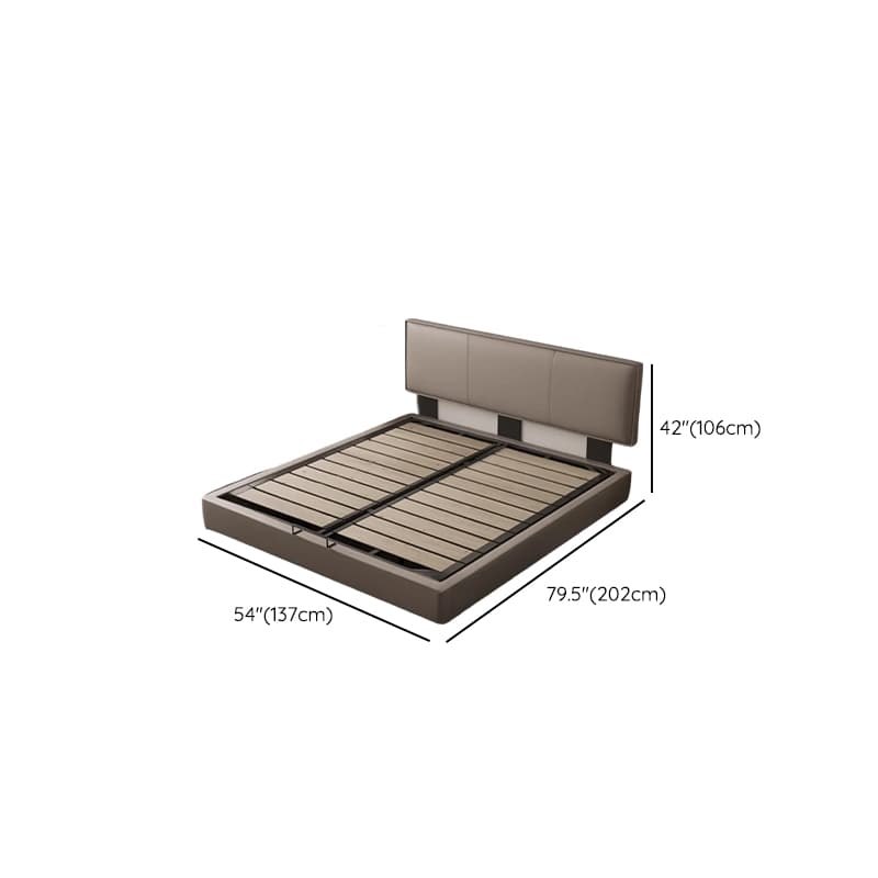 Storage Included Panel Bed with 3 Storage Boxes, Pine Wood Frame, and Sponge Upholstery - image 10