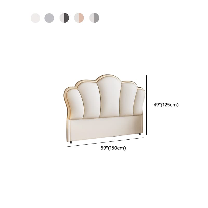 Modish No Distressing Timber Panel Headboard for King/Queen/Full Bed with Sponge Upholstery, Free-standing Installation, and Standard Height - image 13