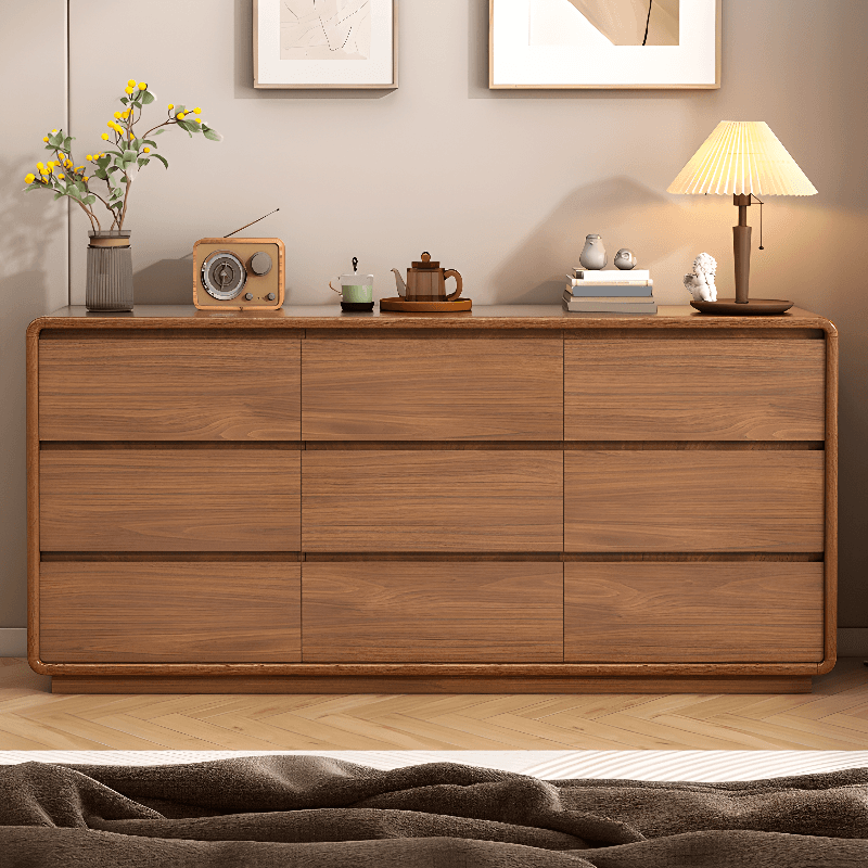 3 Tiers/5 Tiers/4 Tiers Cube Console Dresser/Lingerie Chest/Bachelor Chest in Solid+Engineered Wood with Drawers in a Contemporary Style
