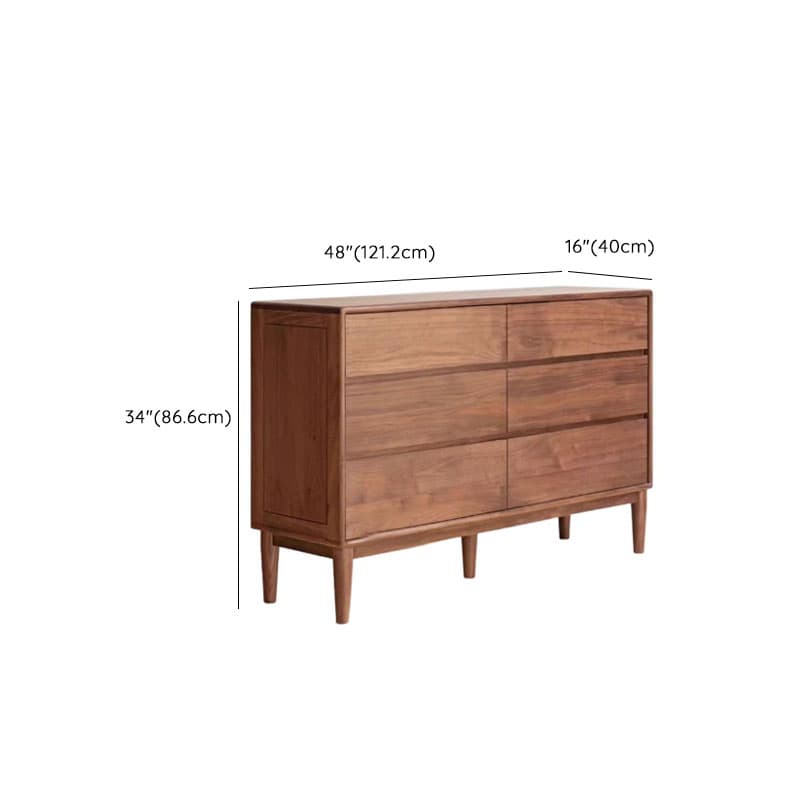 Modish Horizontal/Vertical Cocoa Double Dresser/Lingerie Chest in Raw Wood with 5 Drawers/7 Drawers/6 Drawers - image 14