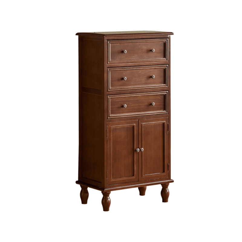 Watertight Stain Resistant Beige/Sepia Rectangle Utility Storage Cabinet with Drawer and Pull Knobs, Locker Included/Not Included - image 8
