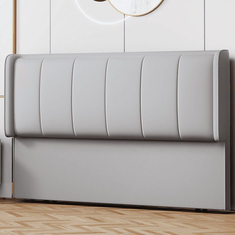 Trendy Panel Headboard in Natural Wood with No Distressing, Rectangle Shape for Full/Queen Bed, Sponge Upholstery Fill, Standard Height - image 3