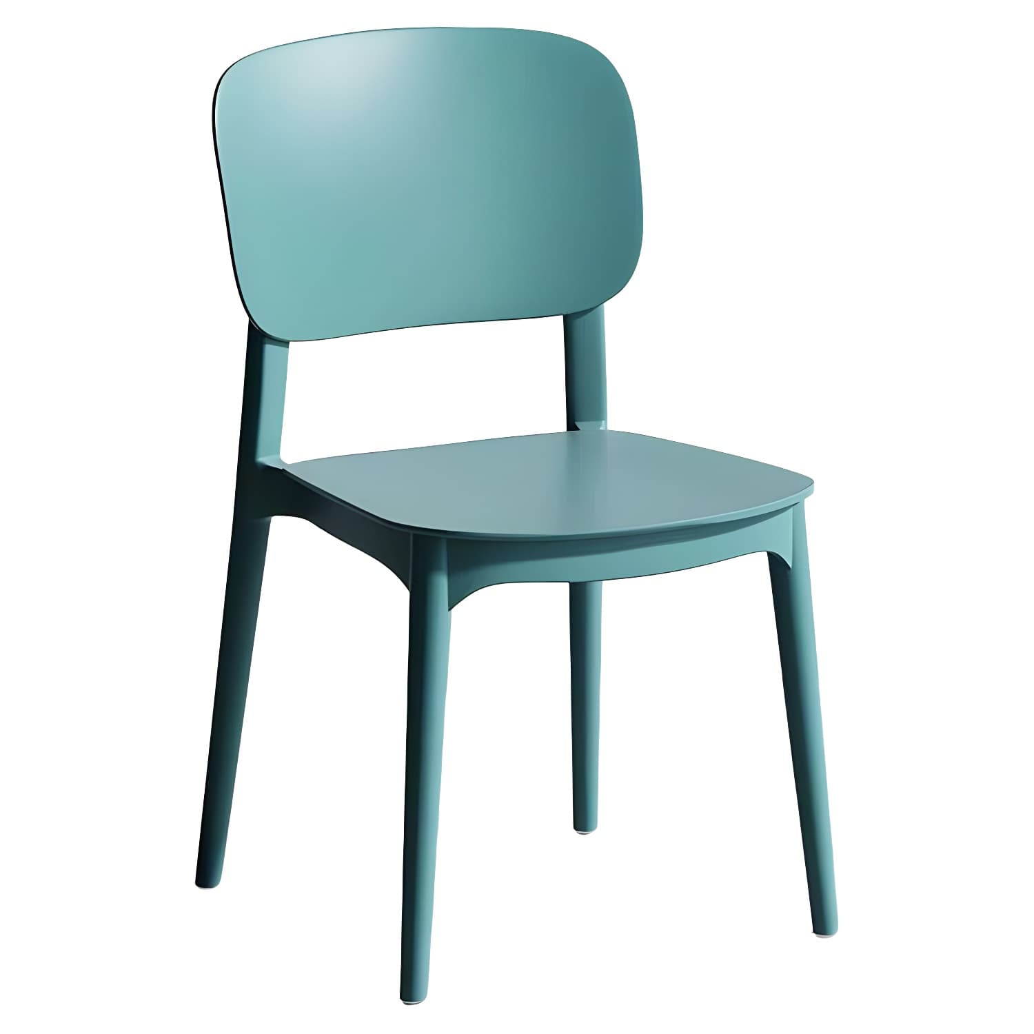Scandinavian Style Stackable Kitchen&Dining Chair, Plastic and Non-Upholstered - image 14