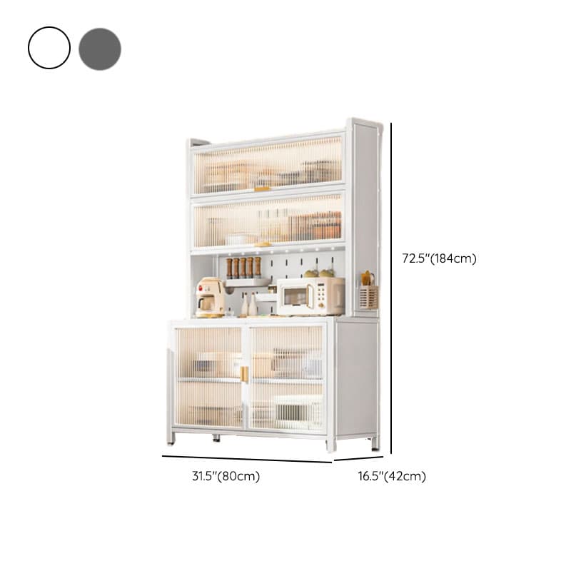 Modern Alloy Kitchen Storage, Alterable Shelf & Functional Storage Cabinet, 4 Doors/3 Doors/5 Doors, Standard - image 15