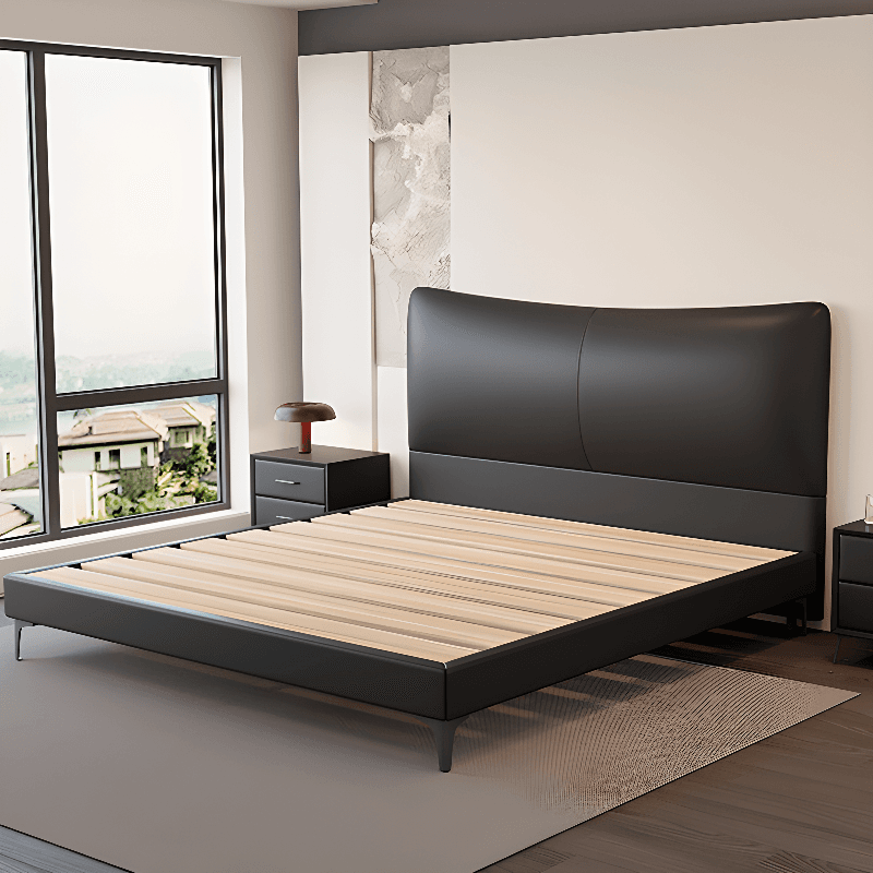Simplistic Style Panel Headboard in Lumber with No Distressing, Rectangular Shape for Queen/Full/Twin XL Bed, Featuring Sponge Upholstery Fill and Standard Height - image 9