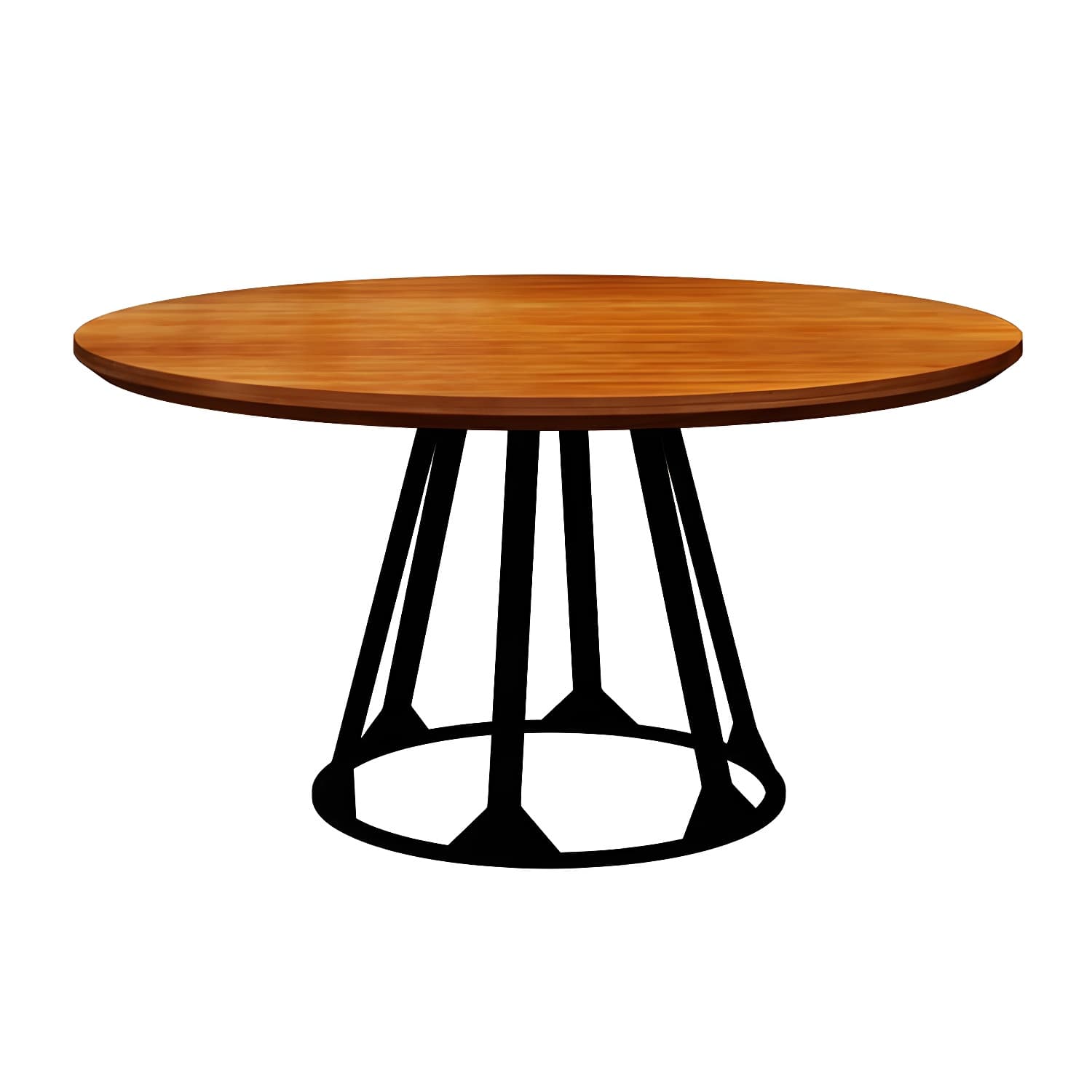 Simple Style Dining Table Solid Wood Round Dinette Table for Home Kitchen - image 5