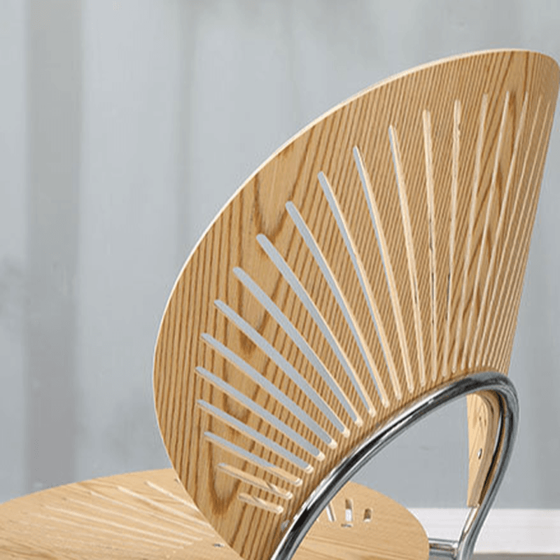 Dining Room Sturdy Side Chair with Outlined Frame and Foot Pads - image 30