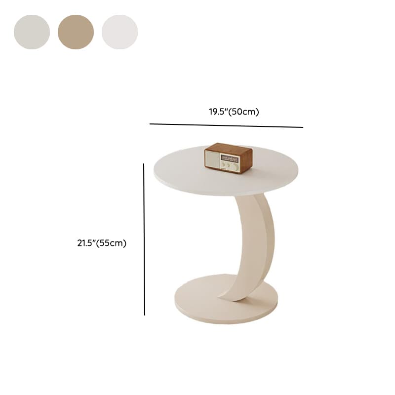 Simple Rock Coffee Table Chalk Scratch-proofed with Oblong/Circular Tabletop & Abstract/Stump Base for Foyer - image 13