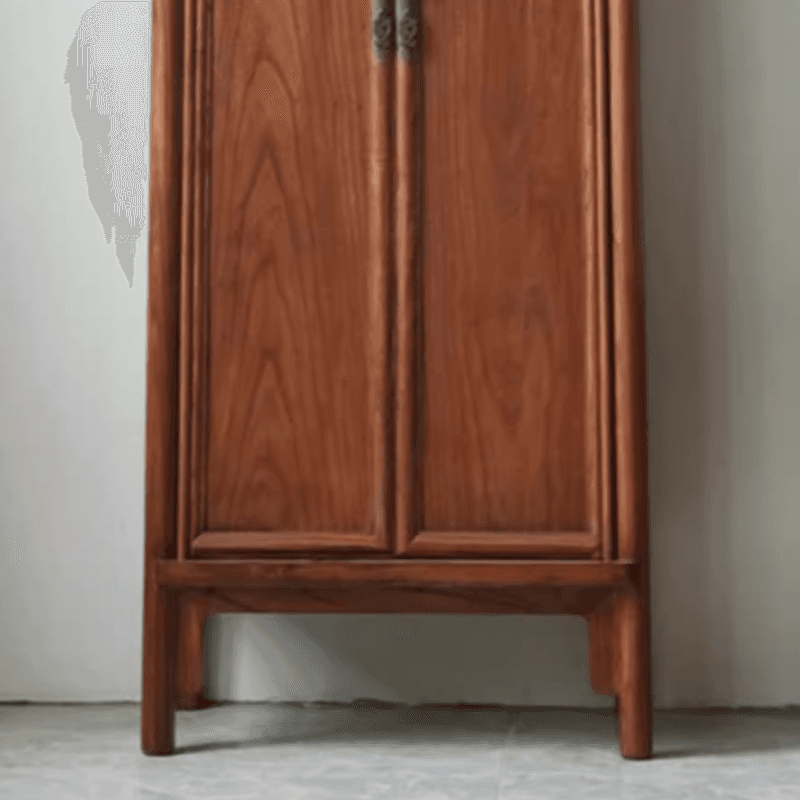 Classic Elm Wood Unattached Utility Cabinet for Drawing Room - image 5