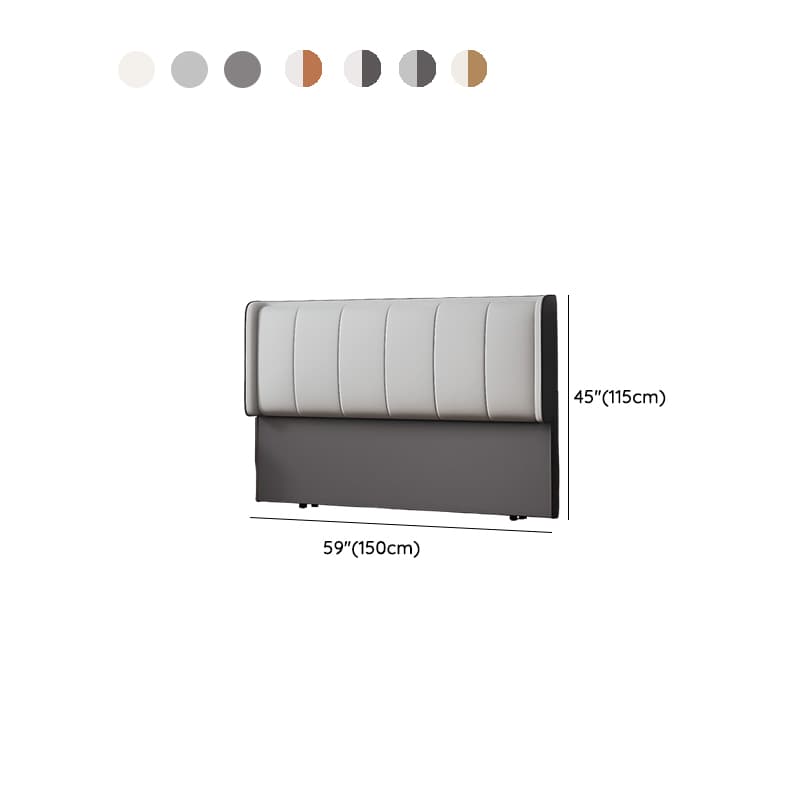 Modish Style Panel Headboard in Timber with No Distressing, Rectangle Shape for Full/Queen/Twin XL Bed, Featuring Sponge Upholstery and Standard Height - image 15