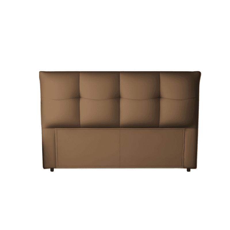 Elegant Pine Wood Full Bed with Tufted Panel Headboard, Rectangle Shape, Sponge Fill, and Standard Height Legs Included - image 4