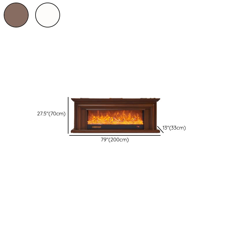 Sitting Room Use Rectangular TV Stand with Light, TV Stand Fireplace - image 11