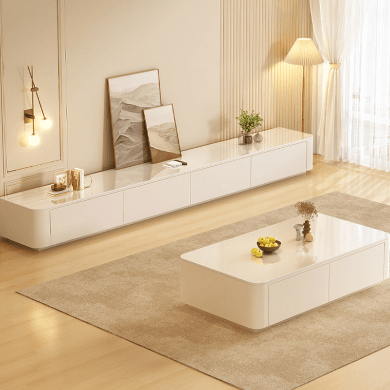 Deco Wood TV Stand with 3 Drawers/5 Drawers/4-Drawer and Cable Management - image 4