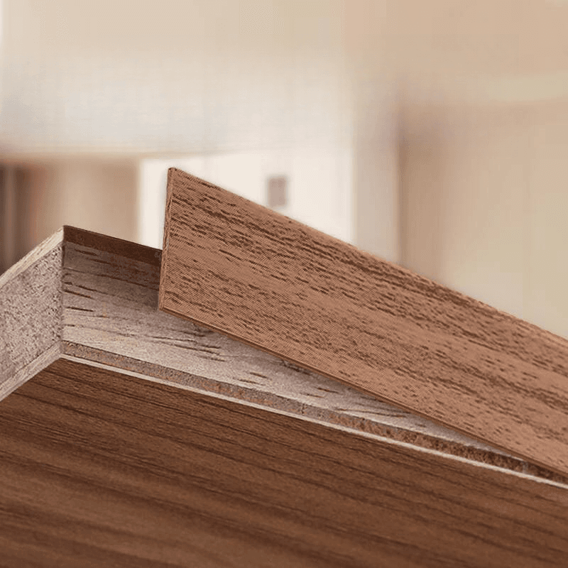 Acorn Modish Natural Wood Wardrobe Closet with Interior Shelves and Clothing Rod
