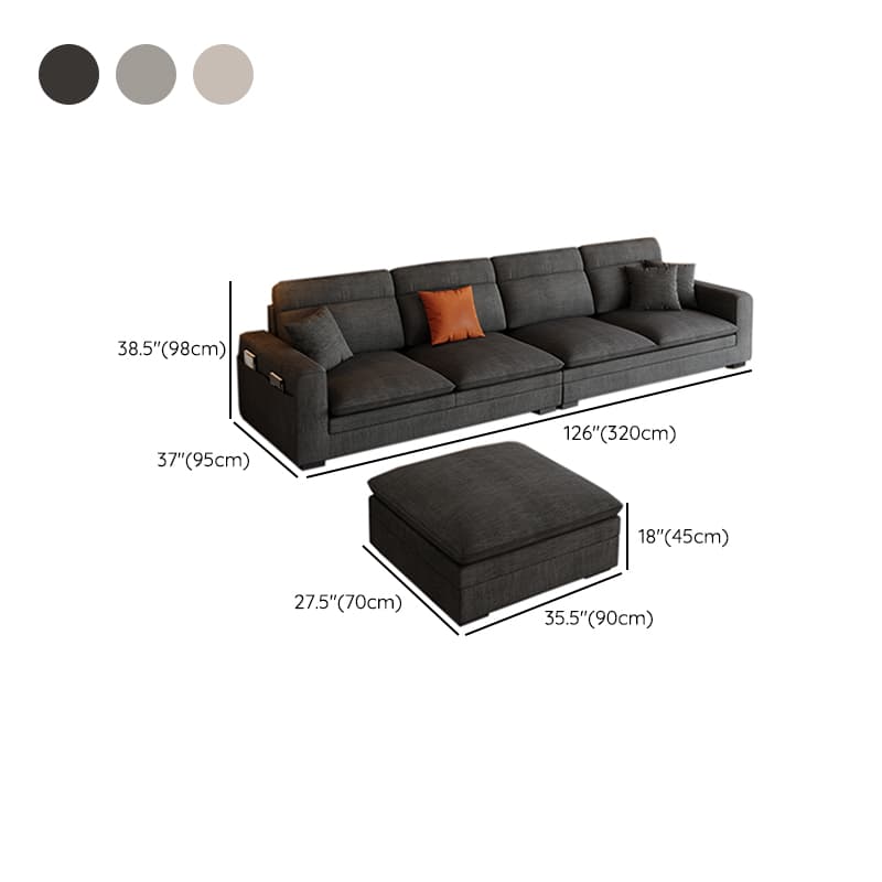 L-Shape/Straight Sofa Recliner/Sofa Couch with Concealed Support and Pine Wood Frame - image 31