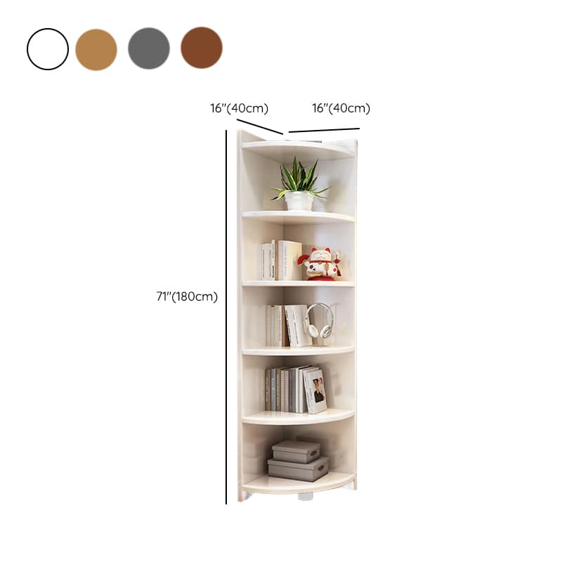 Casual Accent Chest Rubberwood White/Auburn/Gray Corner with 6 Exterior Shelves/4 Exterior Shelves/5 Exterior Shelves - image 21