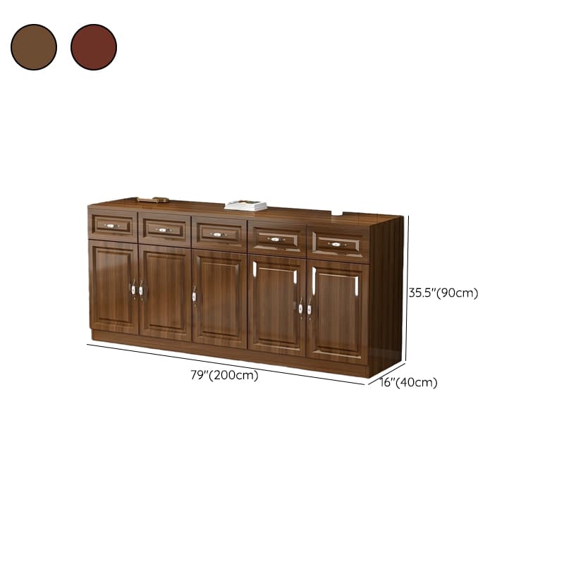 Modern Wood Cabinets Buffets & Sideboards 31.5 inches Width Non-Adjustable Drawers Included - image 18