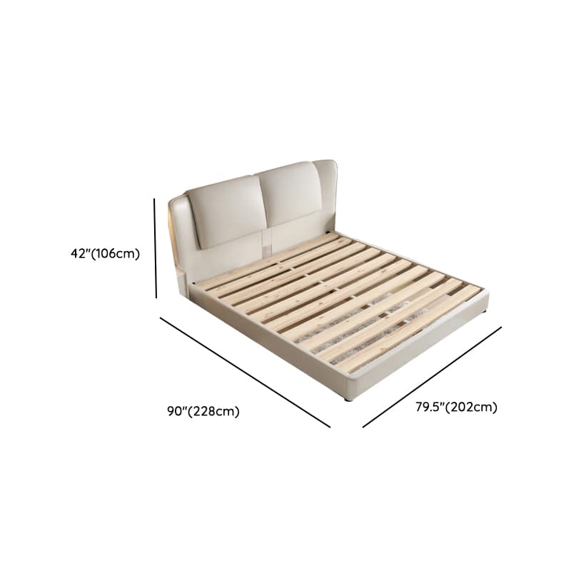 Solid Color Storage Bed/Platform Bed with Pine Wood Frame for Living Room - image 9