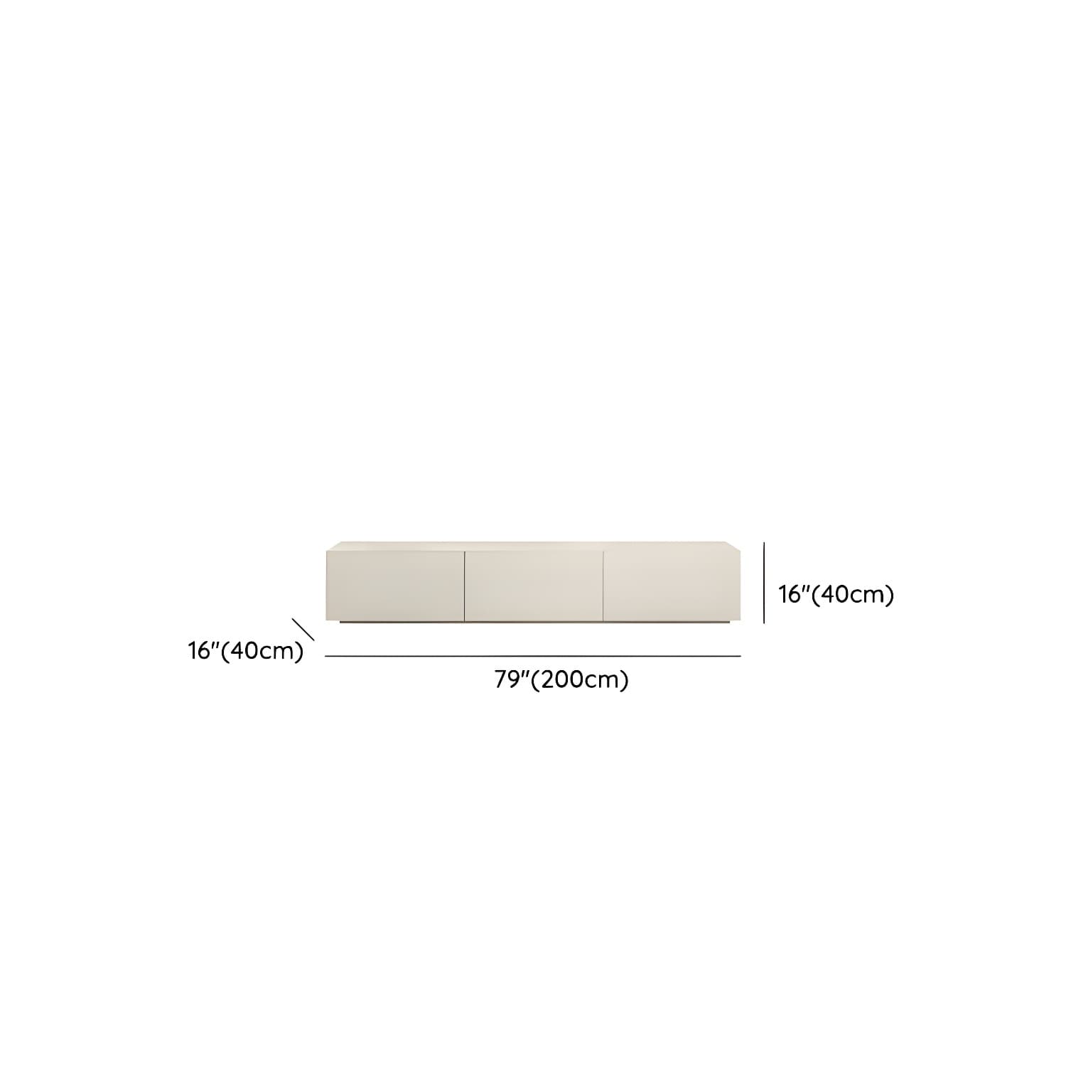 Modern Media Console Wood Media Console TV Stand for Living Room - image 14