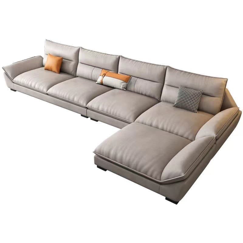 Functional L-Shape/Straight Sofa Couch/Sofa Recliner for Parlor with Reversible/Horizontal Orientation and Concealed Support - image 5