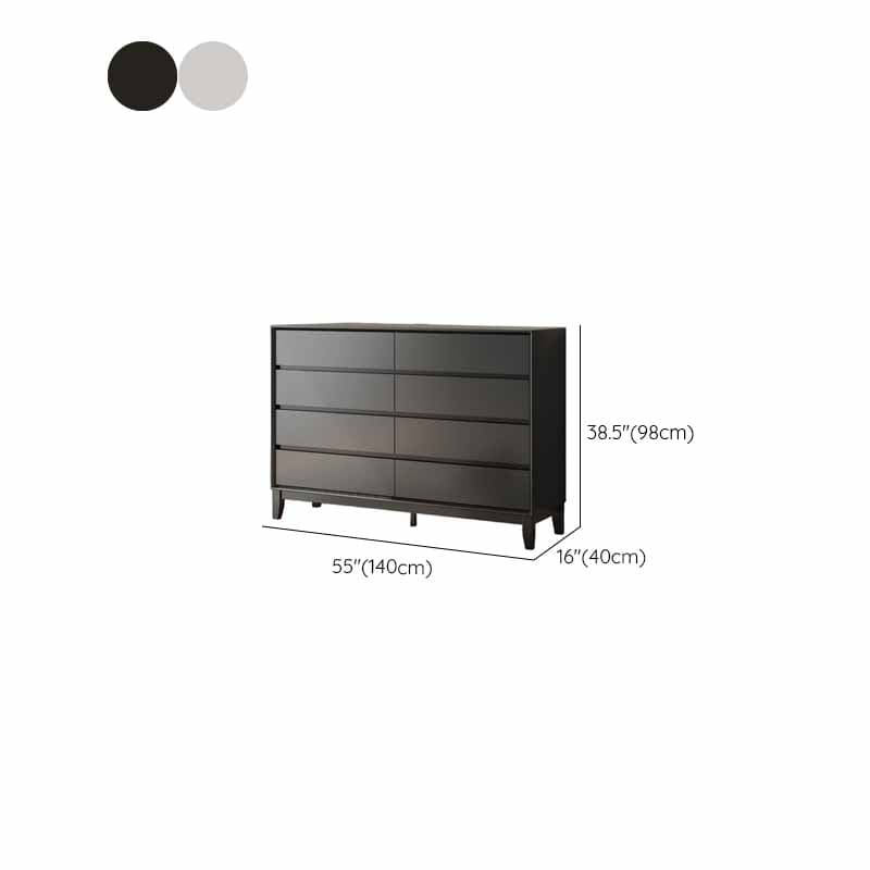Simple Raw Wood Console Dresser/Bachelor Chest/Lingerie Chest with 6/8/5 Drawers Horizontal/Vertical - image 19