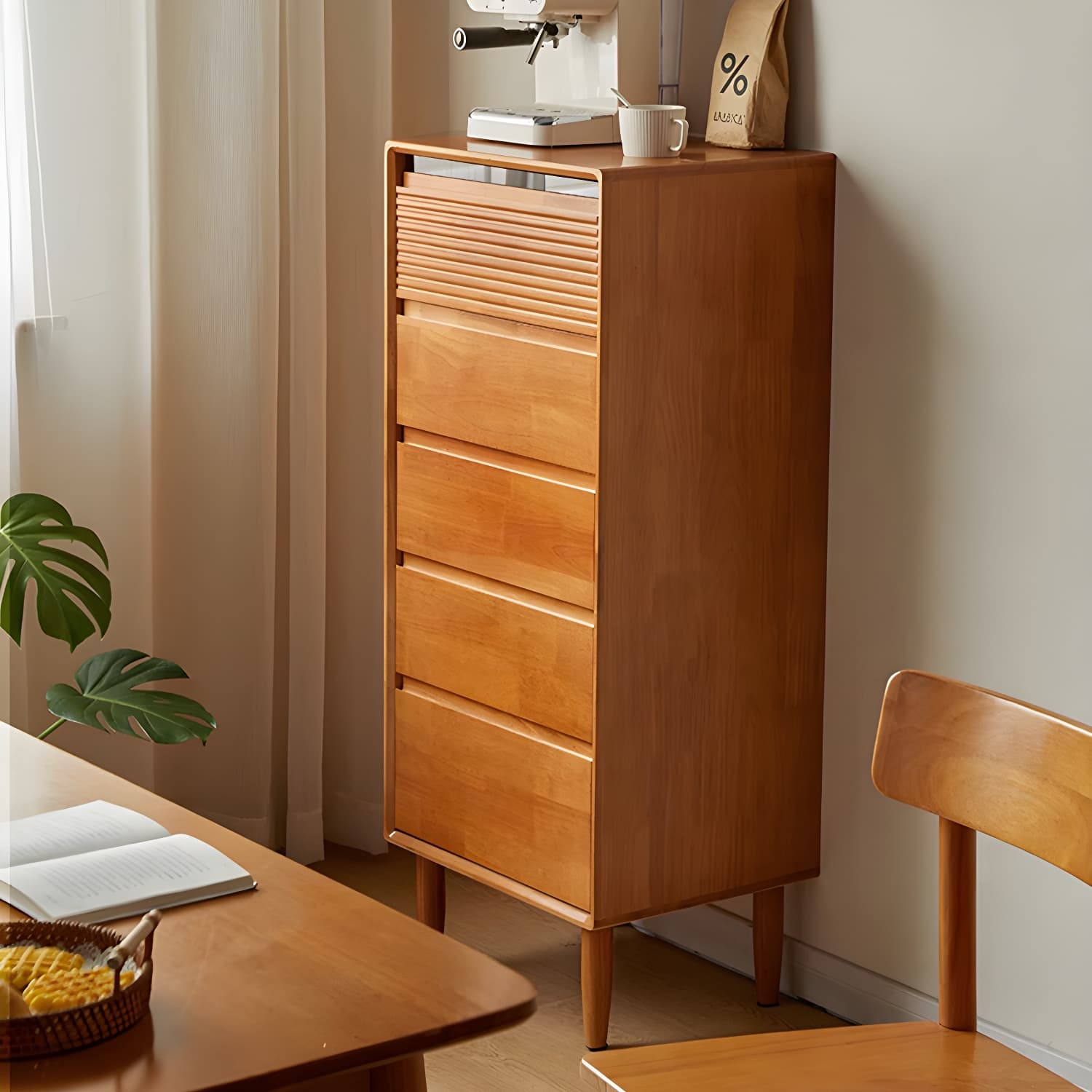 Cabinetry Concept Modern Wood Dresser with Drawers in Narrow Width - image 14